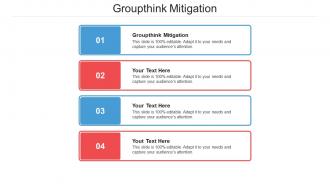 Groupthink mitigation ppt powerpoint presentation inspiration smartart cpb