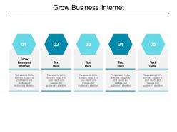 Grow business internet ppt powerpoint presentation summary design templates cpb