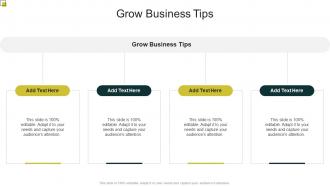 Grow Business Tips In Powerpoint And Google Slides Cpb