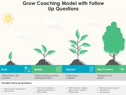 Grow Coaching Model Business Advancement Growth Improvement Achievement