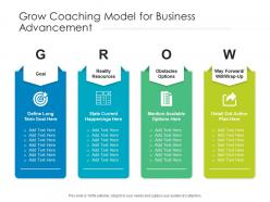 Grow coaching model for business advancement