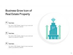 Grow Icon Representing Arrow Increasing Dollar Development