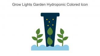 Grow Lights Garden Hydroponic Colored Icon In Powerpoint Pptx Png And Editable Eps Format