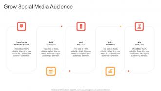 Grow Social Media Audience In Powerpoint And Google Slides Cpb