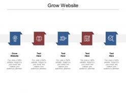 Grow website ppt powerpoint presentation show slide cpb