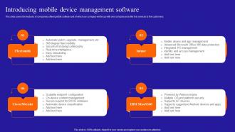 Growing A Profitable Managed Services Business Introducing Mobile Device Management Software