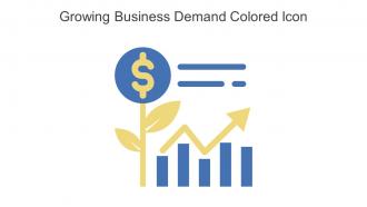 Growing Business Demand Colored Icon In Powerpoint Pptx Png And Editable Eps Format