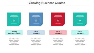 Growing Business Quotes Ppt Powerpoint Presentation Gallery Template