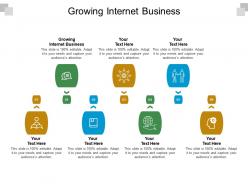 Growing internet business ppt powerpoint presentation professional design inspiration cpb