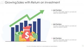 Growing sales with return on investment