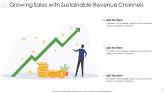Growing sales with sustainable revenue channels