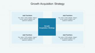 Growth Acquisition Strategy In Powerpoint And Google Slides Cpb