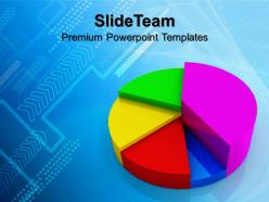 Growth bar graphs and pictographs templates pie chart finance business image ppt design powerpoint