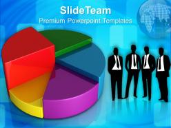 Growth bar graphs and pictographs templates pie chart marketing business ppt process powerpoint