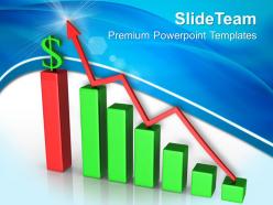 Growth business bar graphs templates increase and dollar finance ppt design Powerpoint