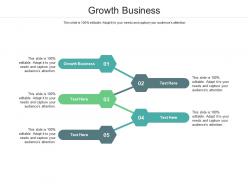 Growth business ppt powerpoint presentation slides shapes cpb