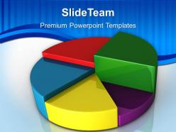 Growth creating bar graphs excel pie chart business teamwork ppt presentation designs powerpoint