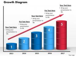 Growth diagram powerpoint template powerpoint template slide