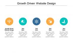 Growth driven website design ppt powerpoint presentation model format ideas cpb