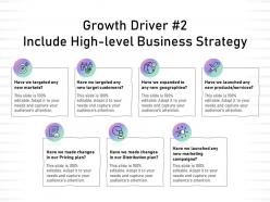Growth driver 2 include high level business strategy geographies ppt presentation layout