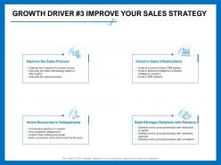 Growth driver improve your sales strategy invest software ppt powerpoint presentation model