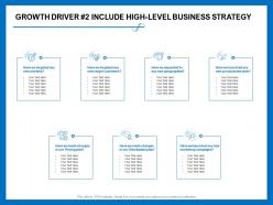 Growth driver include high level business strategy made changes ppt powerpoint presentation good