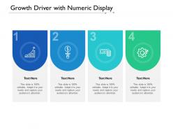 Growth driver with numeric display