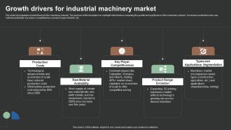 Growth Drivers For Industrial Machinery Market FIO SS