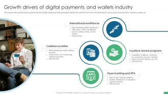 Growth Drivers Of Digital Payments And Wallets Industry Digital Transformation In Banking DT SS