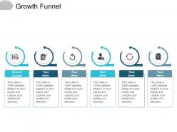 Growth funnel ppt powerpoint presentation file template cpb