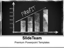 Growth graphing bar graphs templates profit presentation success ppt slide powerpoint