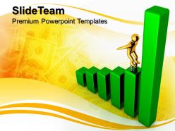 Growth graphs in business powerpoint templates income finance diagram ppt slides