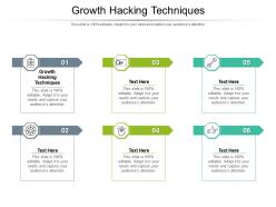 Growth hacking techniques ppt powerpoint presentation model display cpb