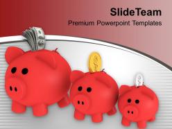 Growth in income savings future powerpoint templates ppt themes and graphics 0113