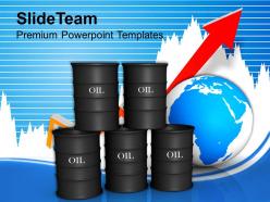 Growth in oil business trading concept powerpoint templates ppt themes and graphics 0113