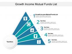 Growth income mutual funds list ppt powerpoint presentation file example topics cpb