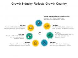 Growth industry reflects growth country ppt powerpoint presentation pictures images cpb