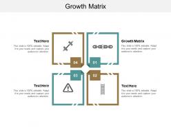 Growth matrix ppt powerpoint presentation gallery design ideas cpb