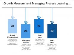 Growth measurement managing process learning growing understanding needs