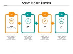 Growth mindset learning ppt powerpoint presentation portfolio ideas cpb