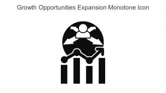Growth Opportunities Expansion Monotone Icon In Powerpoint Pptx Png And Editable Eps Format
