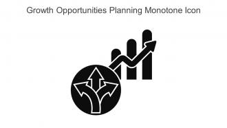 Growth Opportunities Planning Monotone Icon In Powerpoint Pptx Png And Editable Eps Format