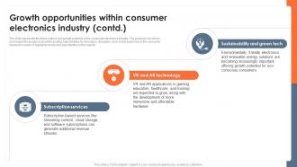 Growth Opportunities Within Consumer Electronics Industry Global Consumer Electronics Outlook IR SS Designed Interactive
