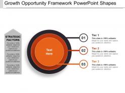 Growth opportunity framework powerpoint shapes