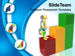 Growth pics of bar graphs powerpoint templates business ppt process