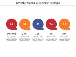 Growth potential a business example ppt powerpoint presentation visuals cpb