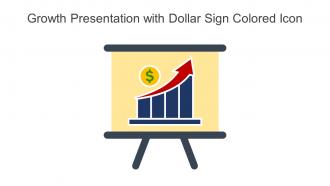 Growth Presentation With Dollar Sign Colored Icon In Powerpoint Pptx Png And Editable Eps Format