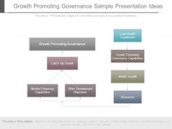 Growth promoting governance sample presentation ideas