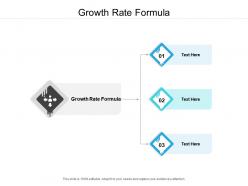 Growth rate formula ppt powerpoint presentation infographics skills cpb