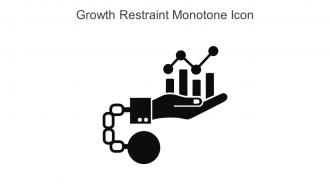 Growth Restraint Monotone Icon In Powerpoint Pptx Png And Editable Eps Format